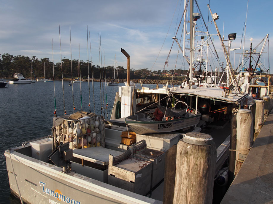 Overall view of Commercial Fishing Vessel 65 feet long