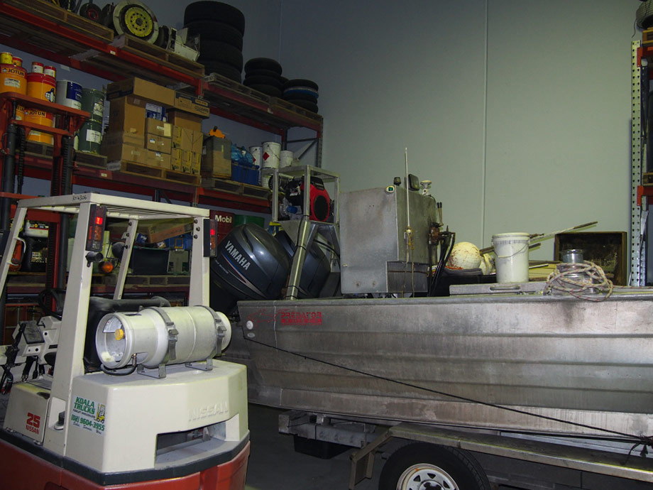 Commercial fishing vessel hydraulic install. Honda V twin fitted with close coupled hydraulic pump, and mounted on alli frame.